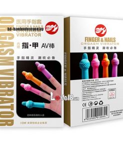 Bao Cao Su Đeo Ngón Tay Có Gai – Kéo Dài Đam Mê (DC10M) 2 bao cao su deo ngon tay co rung dc10m mat xa