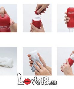 Cốc Thủ Dâm Cao Cấp Tenga Air Tech - Nhập Khẩu Nhật Bản (DC13B) 8 coc thu dam cao cap tenga air tech dc13b cach su dung