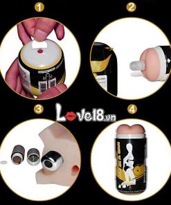 Cốc thủ dâm lỗ hậu môn Lovetoy Anus có rung (AD43A) 1 coc thu dam lo hau mon lovetoy anus ad43a cach su dung