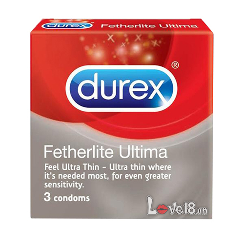 Bao Cao Su Siêu Mỏng Durex Fetherlite Ultima giá bao nhiêu tại tphcm