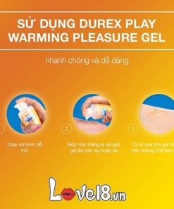 gel boi tron durex play warming g19 cach su dung
