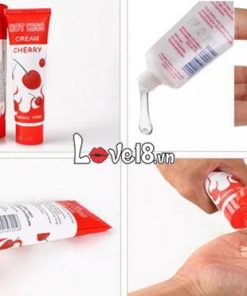 gel boi tron hot kiss cream cherry g01b cach su dung