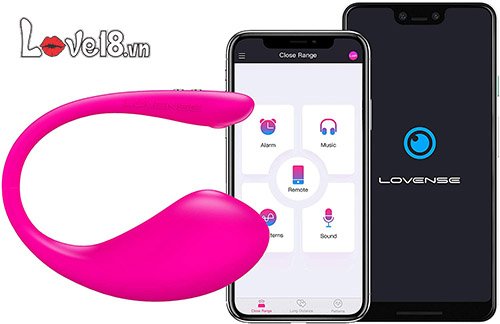 Trứng rung tình yêu Lovense Lush 3 điều khiển bằng điện thoại bằng app