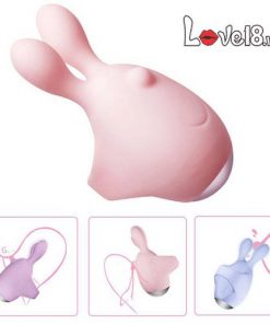 Trứng rung tình yêu đeo ngón tay hình đầu thỏ Jupin (MS55) 3 trung rung tinh yeu deo ngon tay hinh dau tho jupin ms55 chat luong