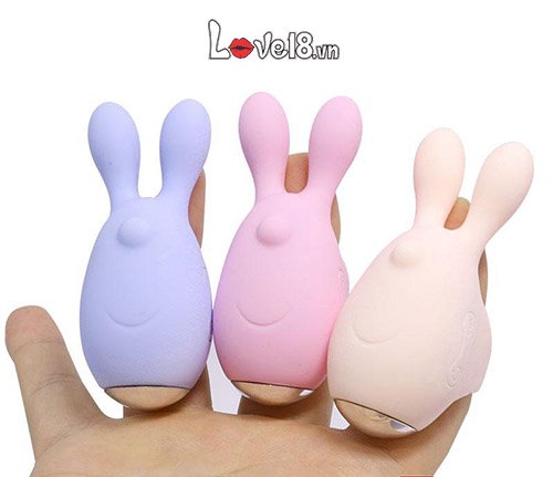 Trứng rung tình yêu đeo ngón tay hình đầu thỏ Jupin MS55 giá rẻ