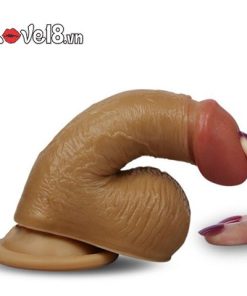 duong vat gia silicone 2 lop lovetoy nature cock luca dv58n tai tpchm