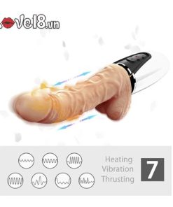 Dương vật giả cầm tay đa tính năng có rung, thụt và sưởi ấm Betty (DV44K) 4 duong vat gia cam tay da tinh nang co suoi am betty noi mua