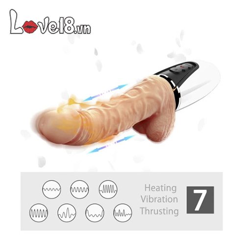Dương vật giả cầm tay đa tính năng có rung, thụt và sưởi ấm Betty (DV44K) 17 Dương vật giả cầm tay đa tính năng có sưởi ấm Betty nơi mua