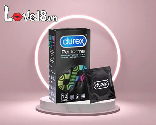 Top 10 Bao cao su size nhỏ kéo dài thời gian quan hệ 5 Top 10 Bao cao su size nhỏ kéo dài thời gian Durex Performa