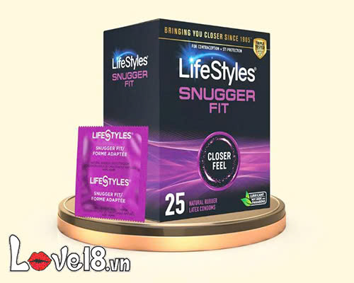 Top 10 Bao cao su size nhỏ kéo dài thời gian quan hệ 14 Top 10 Bao cao su size nhỏ kéo dài thời gian lifestyles snugger fit