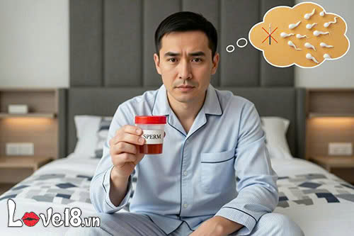 Tinh trùng màu gì thì bị vô sinh? Bác sĩ giải đáp 3 Nam giới có tinh trùng màu gì thì bị vô sinh