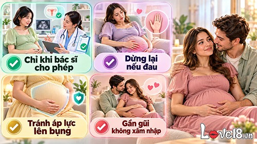 Khâu eo cổ tử cung có quan hệ được không? Lời khuyên bác sĩ 7 khâu eo cổ tử cung có quan hệ được không và cách quan hệ an toàn