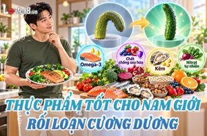 thực phẩm tốt cho nam giới rối loạn cương dương